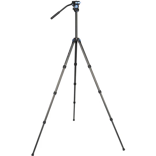 Sirui ST124 Kit de Trípode de Fibra de Carbono de 4 Secciones y Cabezal Fluido VA-5 X - Image 3