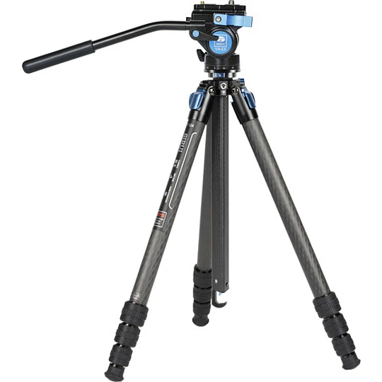 Sirui ST124 Kit de Trípode de Fibra de Carbono de 4 Secciones y Cabezal Fluido VA-5 X - Image 1