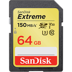 Sandisk Extreme 64GB UHS-I  Tarjeta de Memoria SDXC / SDSDXV6-064G