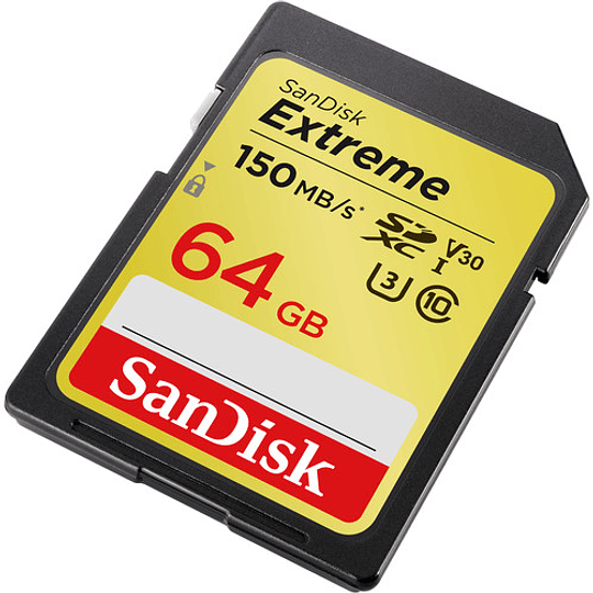 Sandisk Extreme 64GB UHS-I  Tarjeta de Memoria SDXC / SDSDXV6-064G - Image 3