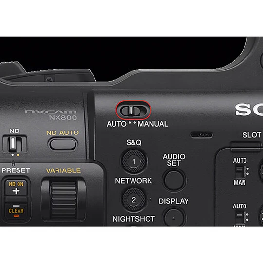 Sony HXR-NX800 Videocámara 4K con sensor CMOS de 1