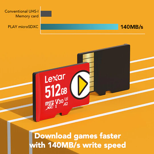 Lexar 512GB PLAY UHS-I microSDXC Tarjeta de Memoria - Image 6
