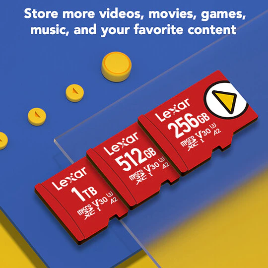 Lexar 512GB PLAY UHS-I microSDXC Tarjeta de Memoria - Image 5