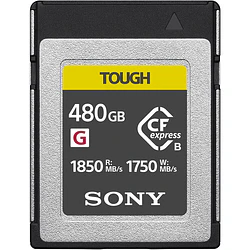 Sony 480GB CFexpress Tipo B TOUGH Tarjeta de Memoria