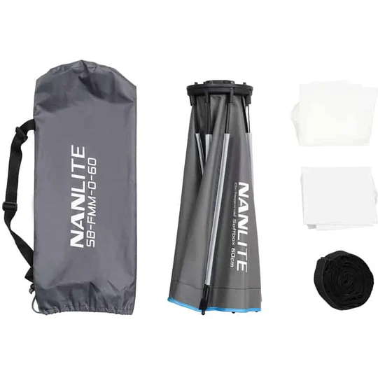 Nanlite Softbox Octa 60cm Montura FM / SB-FMM-O-60 - Image 1