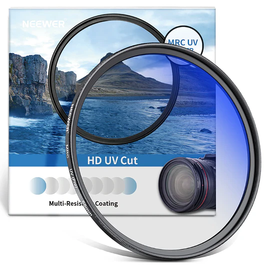 Neewer MRC Ultra Slim Filtro UV de 77mm - Image 1