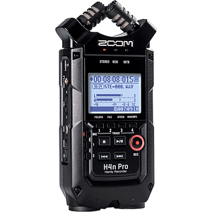 Zoom H4NPRO/BLK Grabadora de Audio Portátil de 4 Pistas