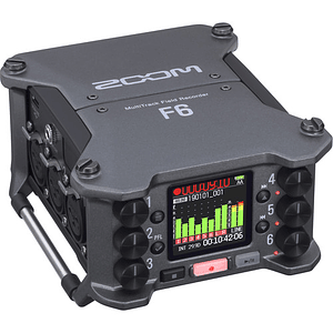 Zoom F6 Grabadora de campo multipistas de 6 canales / 14 pistas.