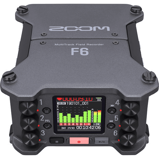 Zoom F6 Grabadora de campo multipistas de 6 canales / 14 pistas. - Image 2