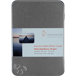 Hahnemuhle 10640773 Photo Rag Baryta 315g Card 10x15 30H