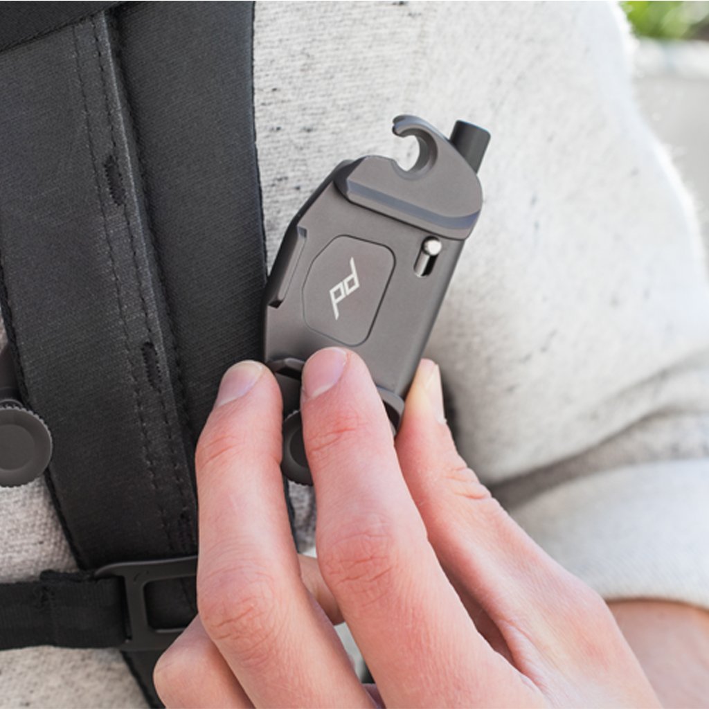 thumbnail image 2 of Peak Design Capture Camera Clip V3 - Black Quick Release Plate For Hiking, Biking & Hands-Free Carry 2 of 14