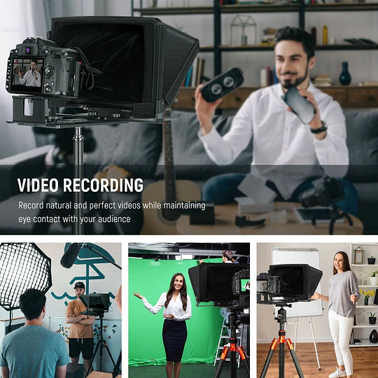 Neewer X12 Teleprompter Remoto Compatible con Cámara y Tablet - Image 6