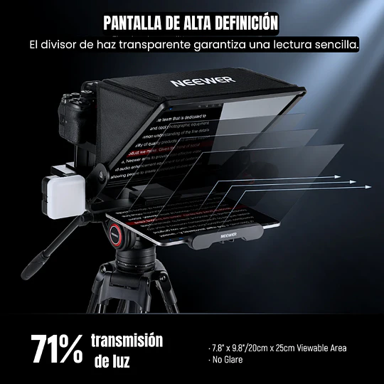Neewer Teleprompter de 14” con Control Remoto - Image 2