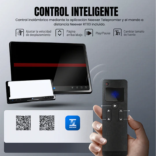 Neewer Teleprompter de 14” con Control Remoto - Image 4