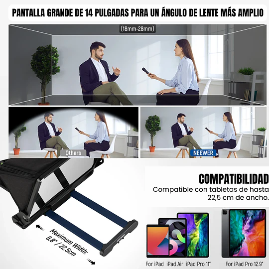 Neewer Teleprompter de 14” con Control Remoto - Image 7