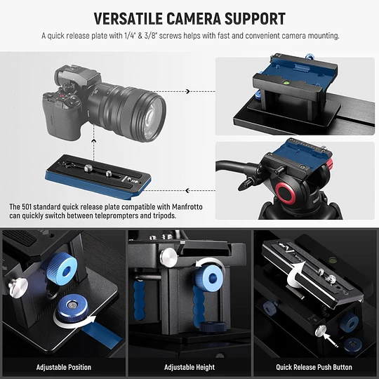 Neewer X17 II Teleprompter de 17” con Control Remoto  - Image 6