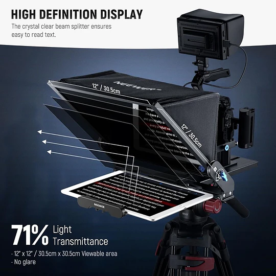 Neewer X17 II Teleprompter de 17” con Control Remoto  - Image 8