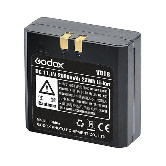 Godox VB-18 Batería de Iones de Litio (11.1V, 2000MAH) / GD-VB18