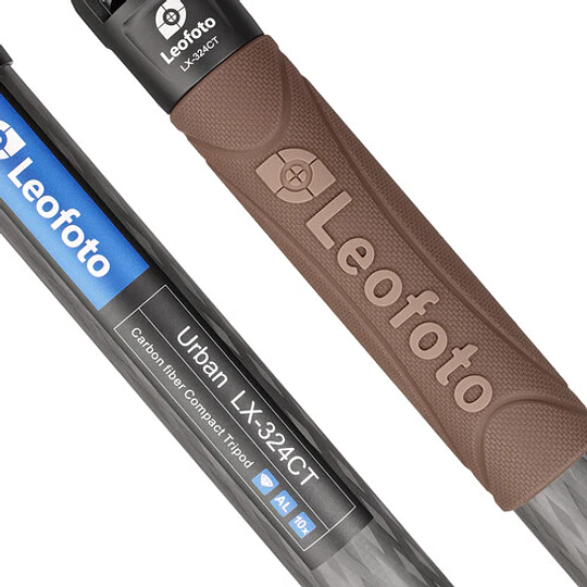 Leofoto LX-324CT Kit Trípode Urban Series de Fibra de Carbono con Rótula XB-38 (173cm) - Image 8