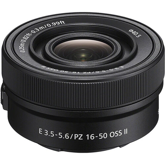 Sony E PZ 16-50mm f/3.5-5.6 OSS II Lente para Sony Montura tipo E, formato APS-C / SELP16502 - Image 1