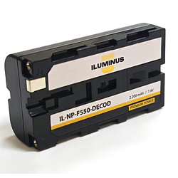 Iluminus Batería NP-F550 Decodificada (Para Luces Led y Cámaras) / IL-NP-F550-DECOD