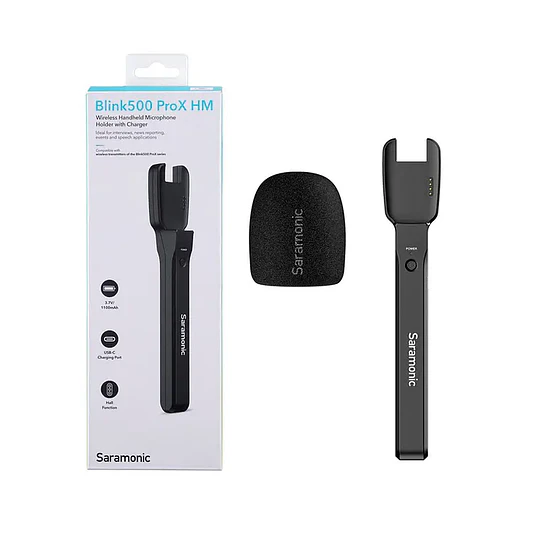 Saramonic Blink 500 ProX HM Bastón de Soporte y Carga para Transmisor - Image 2