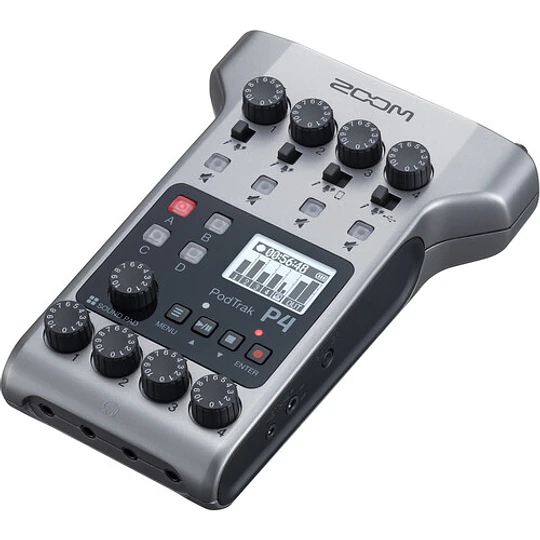 Zoom PodTrak P4 Grabador de Podcasts Multipista Portátil - Image 3