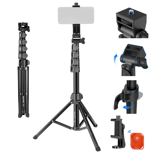 Neewer Trípode para Celular 168cm con Bluetooth / 10105988EU - Image 1