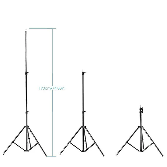 Neewer Stand Trípode para Luces de 190cm Aluminio / 10000117EU - Image 5