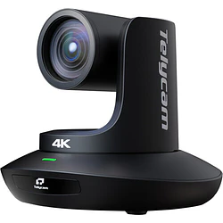 Telycam Vision+ 4KN NDI Cámara PTZ con Seguimiento Automático y Transmisión en Directo con Zoom Óptico de 12x (Black)