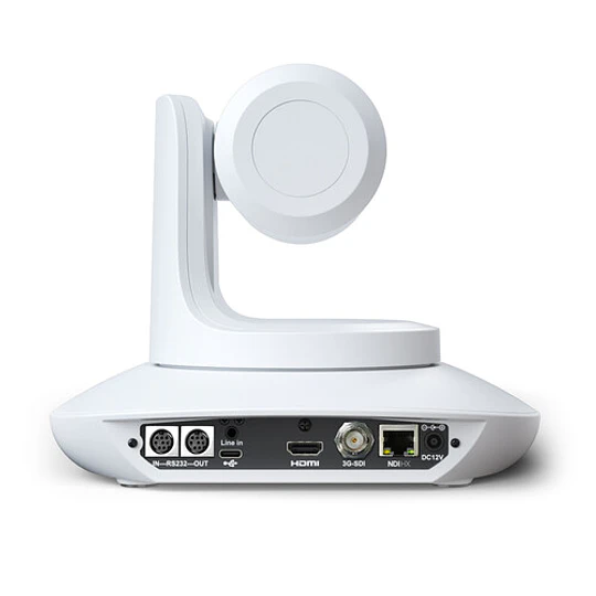 Telycam Vision+ 4KN NDI Cámara PTZ con Seguimiento Automático y Transmisión en Directo con Zoom Óptico de 12x (White) - Image 3