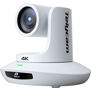 Telycam Vision+ 4KN NDI Cámara PTZ con Seguimiento Automático y Transmisión en Directo con Zoom Óptico de 12x (White)