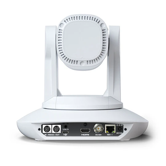 Telycam Vision+ 4KN NDI Cámara PTZ Auto Tracking & Live Streaming con Zoom Óptico de 20x (White) - Image 3