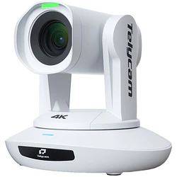 Telycam Vision+ 4KN NDI Cámara PTZ Auto Tracking & Live Streaming con Zoom Óptico de 20x (White)