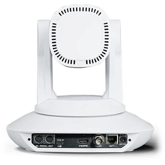 Telycam Vision+ 4KN NDI Cámara PTZ Auto Tracking & Live Streaming con Zoom Óptico de 30x (White) - Image 3