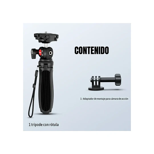 Neewer Trípode de escritorio Extensible 38cm. Compatible con Celular, Cámara y GoPro / 10104171EU - Image 5