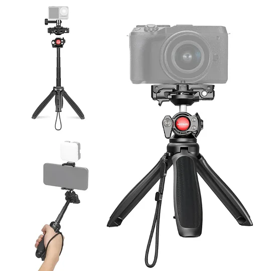 Neewer Trípode de escritorio Extensible 38cm. Compatible con Celular, Cámara y GoPro / 10104171EU - Image 1