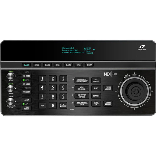 Telycam V-Joy+ AT Teclado y Control Remoto para PTZ con NDI (Black) - Image 1