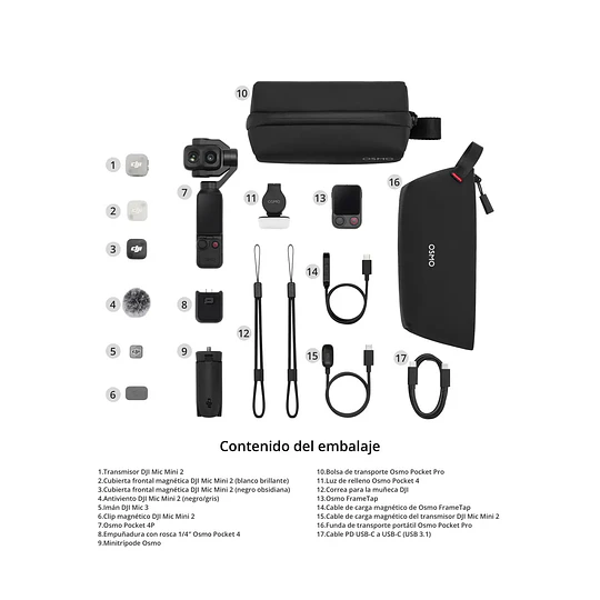 PREVENTA - Dji Osmo Pocket 4P Vlog Combo - 22/SEPT / 1000009277 - Image 9