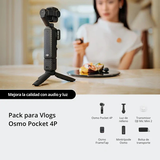 PREVENTA - Dji Osmo Pocket 4P Vlog Combo - 22/SEPT / 1000009277 - Image 6