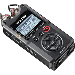 TASCAM DR-40XP Grabadora Portátil de 4 Canales y 32 Bits Flotantes con USB-C y Micrófonos Ajustables