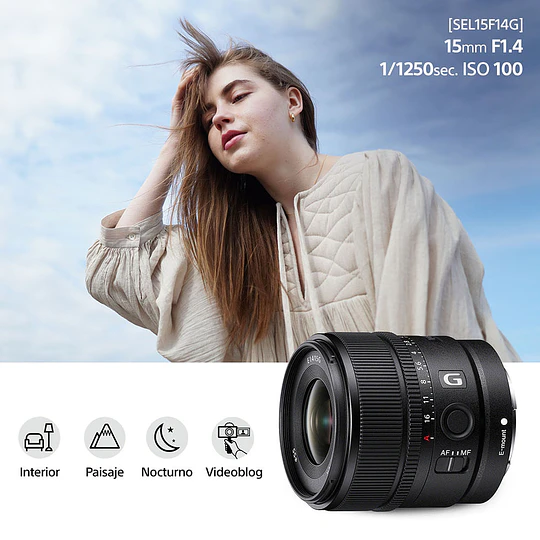 Sony E 15mm f/1.4 G Lente para Sony E / SEL15F14G - Image 6