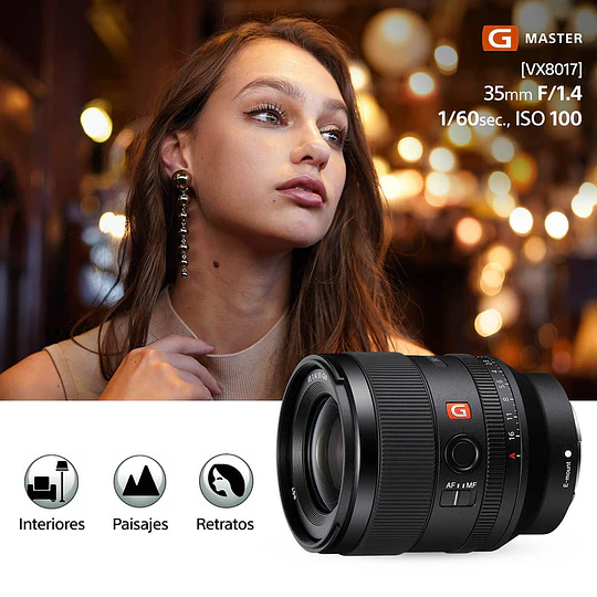 Sony FE 35mm f/1.4 GM Lente para Sony E / SEL35F14GM - Image 3