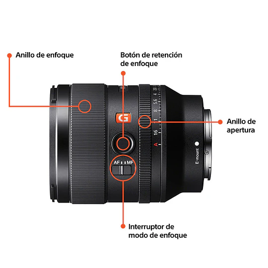 Sony FE 35mm f/1.4 GM Lente para Sony E / SEL35F14GM - Image 4