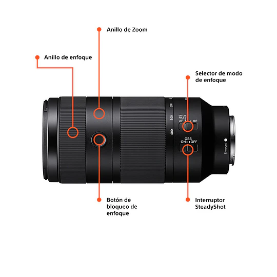 Sony FE 100-400mm f/5.6-8 OSS Lente para Sony E / SEL100400 - Image 6
