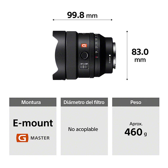 Sony FE 14mm f/1.8 GM Lente para Sony E / SEL14F18GM - Image 4