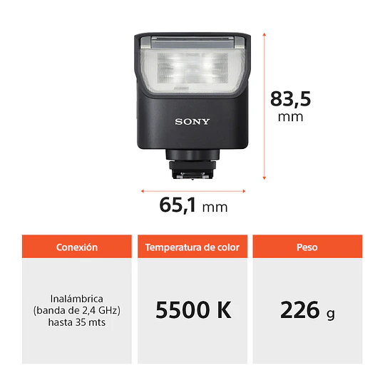 Sony HVL-F28RMA Flash Externo Inalámbrico por Radio / HVL-F28RMA - Image 2