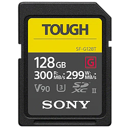 Sony SF-G128T Tarjeta SD UHS-II 128GB Serie G Tough / SF-G128T