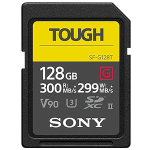 Sony SF-G128T Tarjeta SD UHS-II 128GB Serie G Tough / SF-G128T