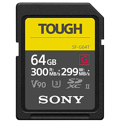 Sony SF-G64T Tarjeta SD UHS-II 64GB Serie G Tough / SF-G64T